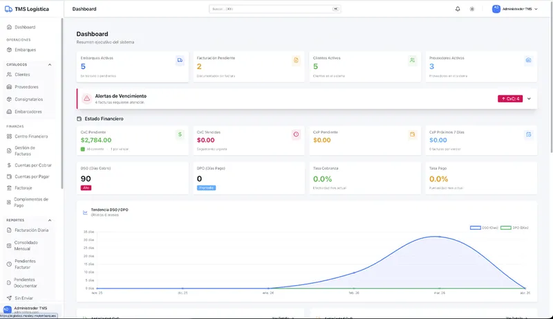 Embarque - Gestion de logistica